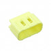 174360-7 by TE Connectivity AMP Connectors - CONNECTOR CAP 3POS DBL LOCK YELLOW