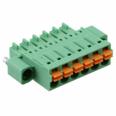 1748396 by Phoenix Contact - TERM BLOCK PLUG 6POS STR 3.81MM