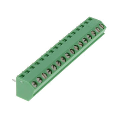 1751235 by Phoenix Contact - TERM BLOCK 16POS 55DEG 3.5MM PCB