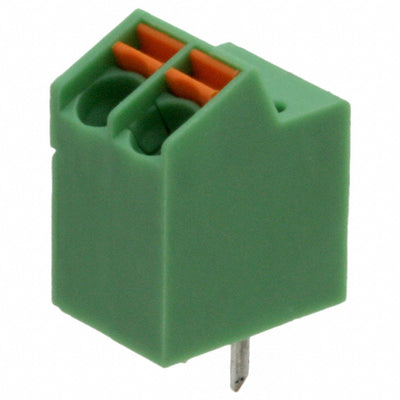 1752104 by Phoenix Contact - TERM BLOCK 2POS 25DEG 3.5MM PCB