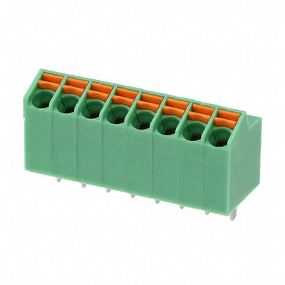 1752162 by Phoenix Contact - TERM BLOCK 8POS 25DEG 3.5MM PCB
