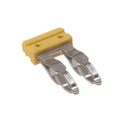 1754210000 by Weidmuller - JUMPER TERM BLK 2POS FLAT PIN