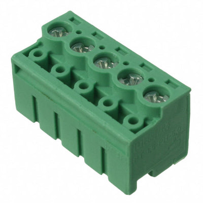 1755619 by Phoenix Contact - TERM BLOCK PLUG 5POS 90DEG 5MM