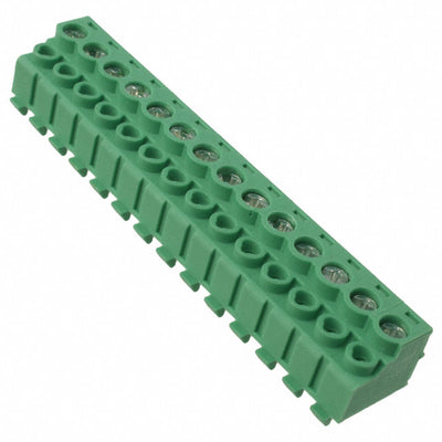 1755855 by Phoenix Contact - TERM BLOCK PLUG 14POS 90DEG 5MM