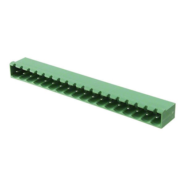 1757624 by Phoenix Contact - TERM BLOCK HDR 18POS 90DEG 5MM