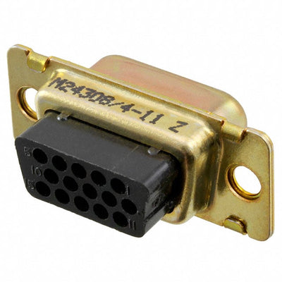 1757823-1 by TE Connectivity Aerospace, Defense and Marine - CONNECTOR D-SUB HD HOUSING PLUG 15POS
