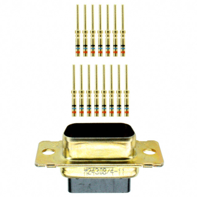 1757823-7 by TE Connectivity Aerospace, Defense and Marine - CONNECTOR D-SUB HD PLUG 15POS CRIMP