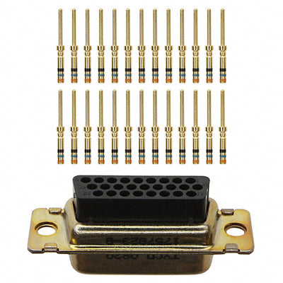 1757823-8 by TE Connectivity Aerospace, Defense and Marine - CONNECTOR D-SUB HD PLUG 26POS CRIMP