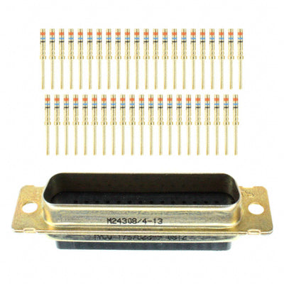 1757823-9 by TE Connectivity Aerospace, Defense and Marine - CONNECTOR D-SUB HD PLUG 44POS CRIMP