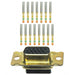 1757824-7 by TE Connectivity Aerospace, Defense and Marine - CONNECTOR D-SUB HD RCPT 15POS CRIMP