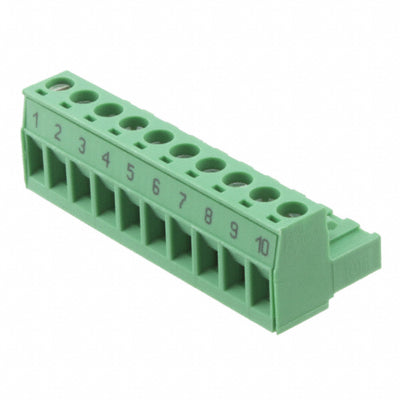 1758403 by Phoenix Contact - TERM BLOCK PLUG 10POS STR 5.08MM