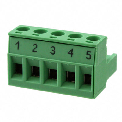1760006 by Phoenix Contact - TERM BLOCK PLUG 5POS STR 5.08MM