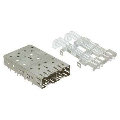 1761007-2 by TE Connectivity AMP Connectors - CONNECTOR SFP CAGE 1X2 PRESS-FIT R/A