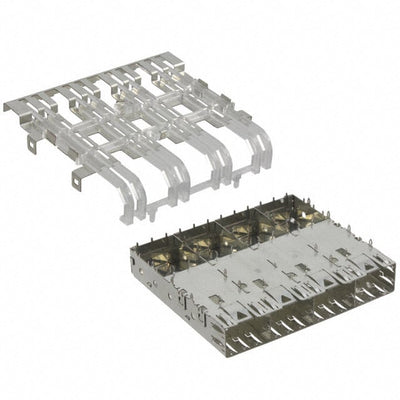 1761008-3 by TE Connectivity AMP Connectors - CONNECTOR SFP CAGE 1X4 PRESS-FIT R/A