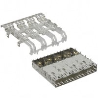 1761008-3 by TE Connectivity AMP Connectors - CONNECTOR SFP CAGE 1X4 PRESS-FIT R/A