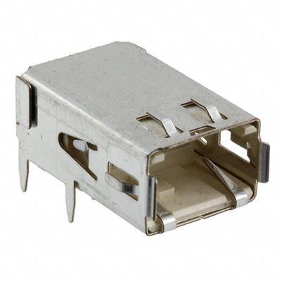 1761072-3 by TE Connectivity AMP Connectors - CONNECTOR HSSDC2 RCPT 7POS SLD RA SMD