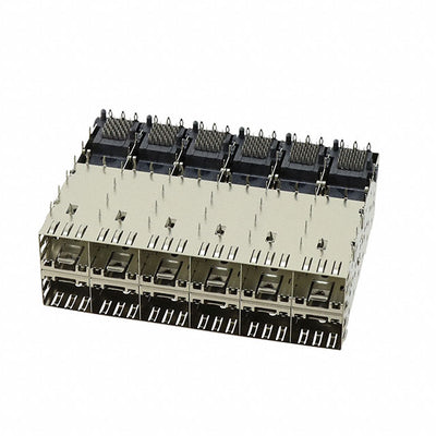 1761327-2 by TE Connectivity AMP Connectors - CONNECTOR SFP RCPT W/CAGE 2X6 240P RA