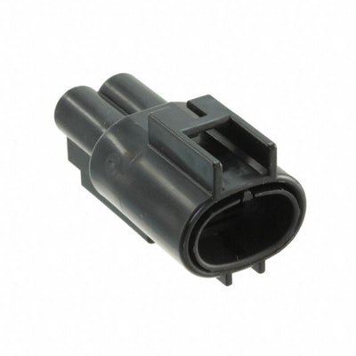 176143-2 by TE Connectivity AMP Connectors - CONNECTOR MALE TAB HSG 0.187 2POS BLK
