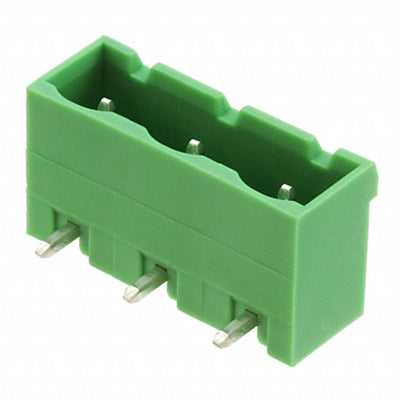1766356 by Phoenix Contact - TERM BLOCK HDR 3POS 90DEG 7.5MM