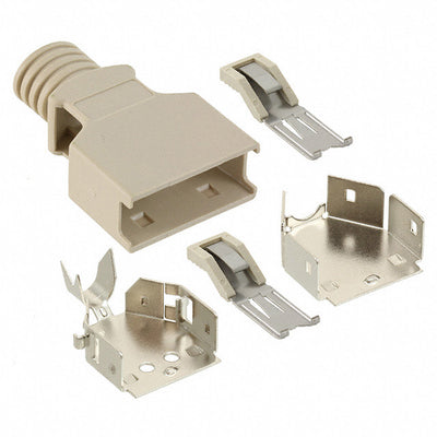 176793-1 by TE Connectivity AMP Connectors - CONNECTOR BACKSHELL 14POS 180DEG SHLD