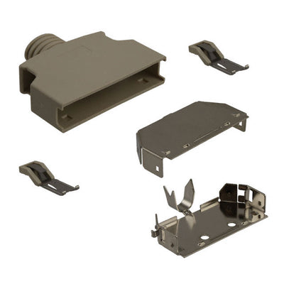 176793-7 by TE Connectivity AMP Connectors - CONNECTOR BACKSHELL 50POS 180DEG SHLD