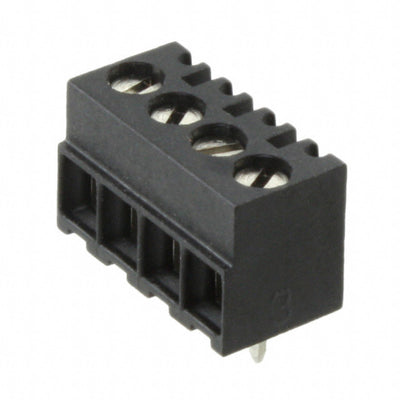 1776112-4 by TE Connectivity AMP Connectors - TERM BLK 4POS SIDE ENT 3.5MM PCB