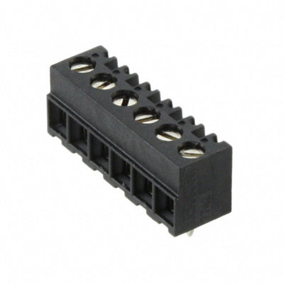 1776113-6 by TE Connectivity AMP Connectors - TERM BLK 6P SIDE ENT 3.81MM PCB