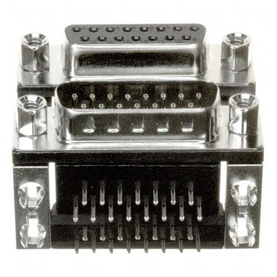 178-015-313R571 by NorComp Inc. - CONNECTOR D-SUB PLUG/RCPT 15P RA SLDR