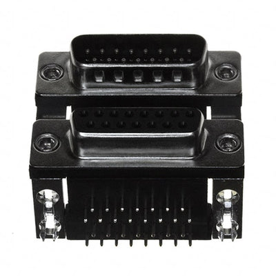 178-015-413R691 by NorComp Inc. - CONNECTOR D-SUB PLUG/RCPT 15P RA SLDR