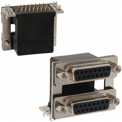 178-015-513R571 by NorComp Inc. - CONNECTOR D-SUB RCPT 15POS R/A SLDR