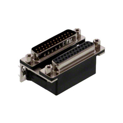 178-025-313R571 by NorComp Inc. - CONNECTOR D-SUB PLUG/RCPT 25P RA SLDR