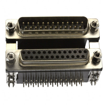 178-025-413R571 by NorComp Inc. - CONNECTOR D-SUB PLUG/RCPT 25P RA SLDR
