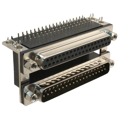 178-037-413R571 by NorComp Inc. - CONNECTOR D-SUB PLUG/RCPT 37P RA SLDR