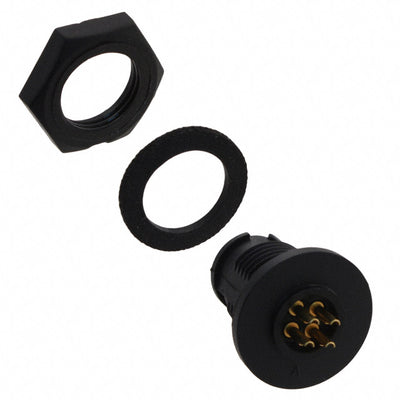 17882-4PG-300 by Conxall/Switchcraft - CONNECTOR RECPT MALE 4P GOLD SLDR CUP