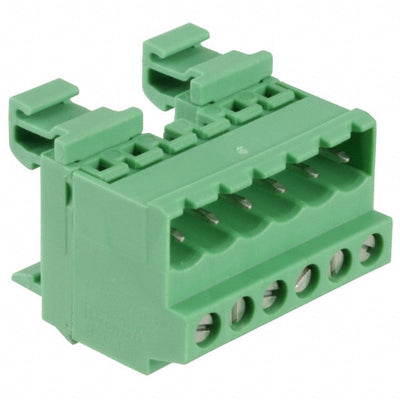 1788761 by Phoenix Contact - TERM BLK PLUG 6POS 27.2MM GREEN