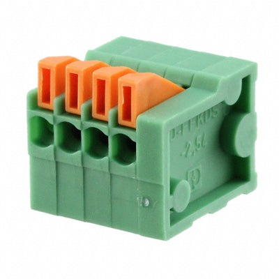 1789595 by Phoenix Contact - TERM BLK 4POS TOP ENT 2.54MM PCB