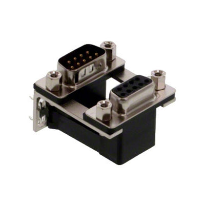 179-009-313R571 by NorComp Inc. - CONNECTOR D-SUB PLUG/RCPT 9P R/A SLDR
