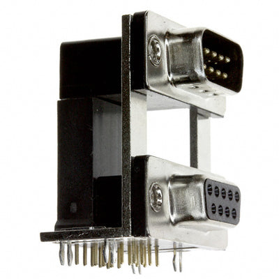 179-009-413R491 by NorComp Inc. - CONNECTOR D-SUB PLUG/RCPT 9P R/A SLDR