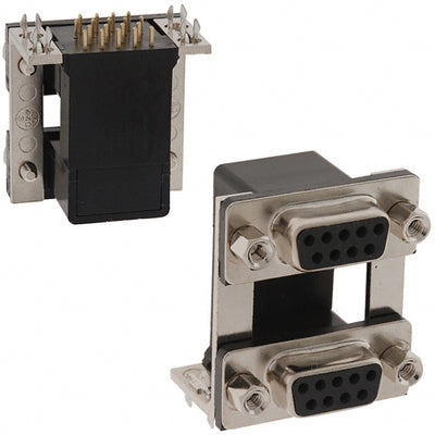 179-009-513R571 by NorComp Inc. - CONNECTOR D-SUB RCPT 9POS R/A SLDR