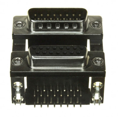179-015-413R691 by NorComp Inc. - CONNECTOR D-SUB PLUG/RCPT 15P RA SLDR