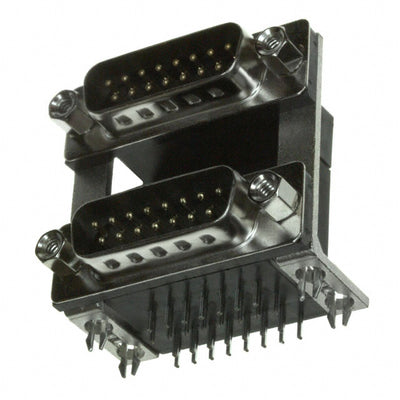 179-015-612-571 by NorComp Inc. - CONNECTOR D-SUB PLUG 15POS R/A SLDR