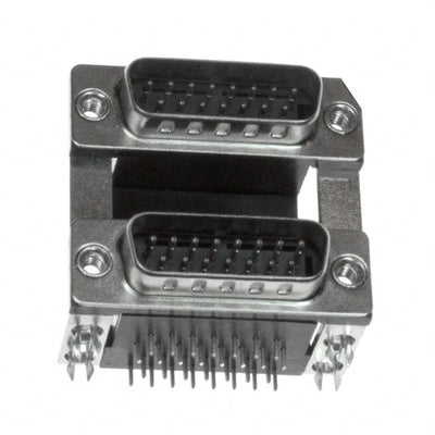 179-015-613R491 by NorComp Inc. - CONNECTOR D-SUB PLUG 15POS R/A SLDR