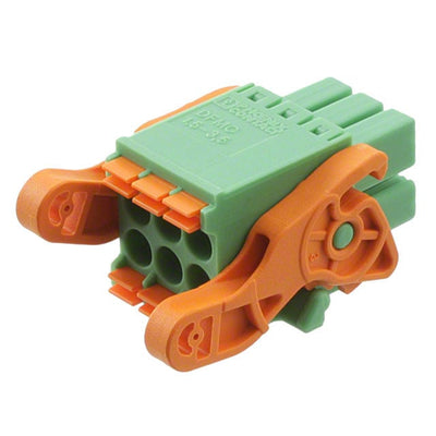 1790496 by Phoenix Contact - TERM BLOCK PLUG 6POS STR 3.5MM