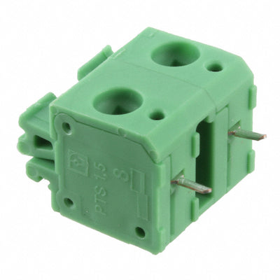 1703083 by Phoenix Contact - TERM BLK 2POS SIDE ENT 7.5MM PCB
