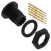 17980-5SG-300 by Conxall/Switchcraft - CONNECTOR RECPT FMALE 5POS GOLD CRIMP