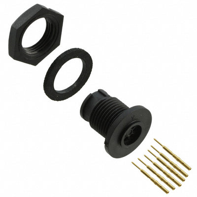 17980-6PG-300 by Conxall/Switchcraft - CONNECTOR RECPT MALE 6POS GOLD CRIMP