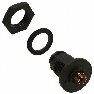 17982-6SG-300 by Conxall/Switchcraft - CONNECTOR RECPT FMALE 6P GOLD SLDR CUP