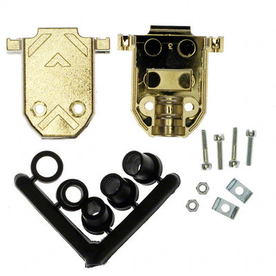 17E-1725-2 by Amphenol ICC (Commercial Products) - CONNECTOR BACKSHELL 15POS 180DEG SHLD
