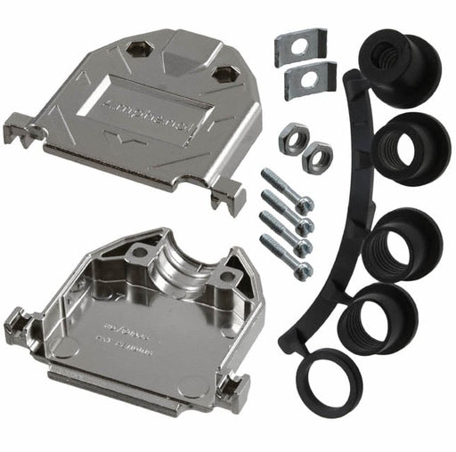 17E-1726-2 by Amphenol ICC (Commercial Products) - CONNECTOR BACKSHELL 25POS 180DEG SILV