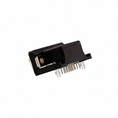 17EBH-015-S-AM-0-10 by Amphenol ICC (Commercial Products) - CONNECTOR D-SUB HD RCPT 15P R/A SLDR